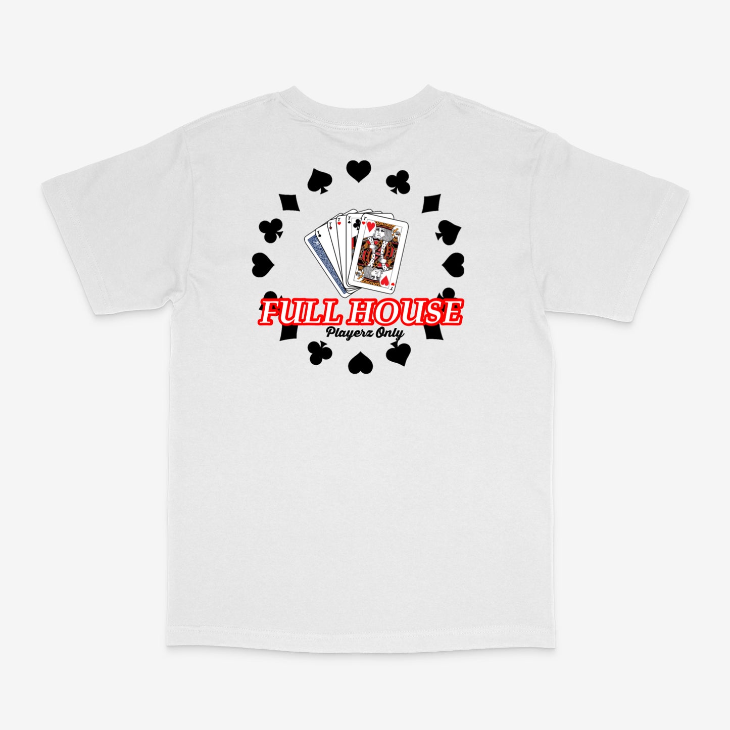 Crew-Neck T-Shirt In Cotton With Playing Cards Artwork